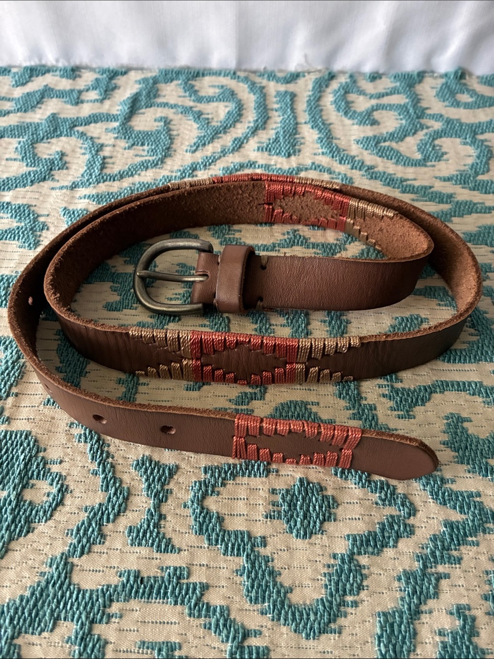 Women’s Genuine Leather Belt by Amsterdam Heritage Length 41 1/2”